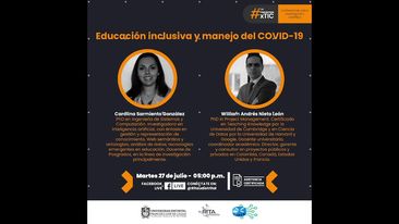 #LoHacemosxTIC "Educación inclusiva y manejo del COVID-19"